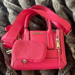 Madden Girl Vibrant Pink Mini Bag